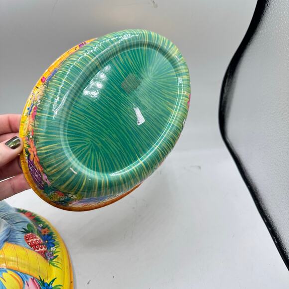 Vintage Plastic Easter Candy Containers set of 2 Bunny - Picture 9 of 15